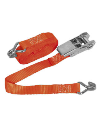 Ratchet Strap Polyester Webbing 25mm x 4.5m 800kg Breaking Strength