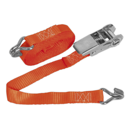 Ratchet Strap Polyester Webbing 25mm x 4.5m 800kg Breaking Strength