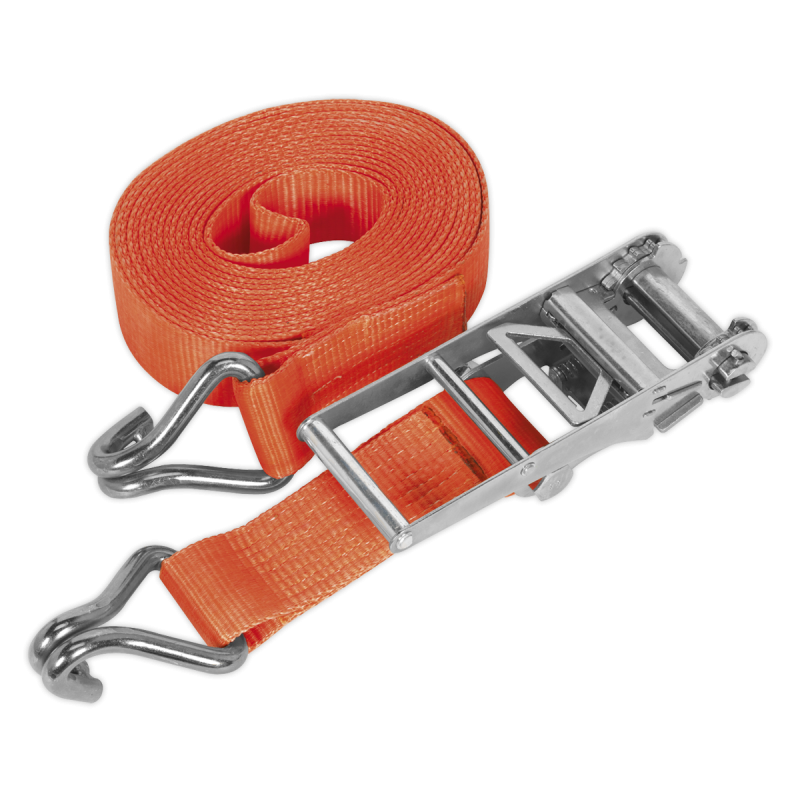 Ratchet Strap Polyester Webbing 75mm x 8m 10000kg Breaking Strength