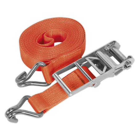 Ratchet Strap Polyester Webbing 75mm x 8m 10000kg Breaking Strength