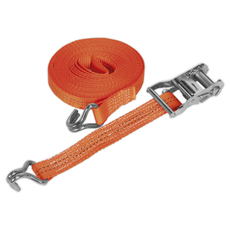 Ratchet Strap Polyester Webbing 35mm x 6m 2000kg Breaking Strength