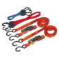 Ratchet Strap & Bungee Cord Set 6pc