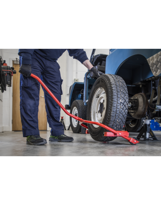 Chariot de manutention de pneus et de roues – Capacité de 127 kg