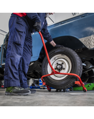 Chariot de manutention de pneus et de roues – Capacité de 127 kg