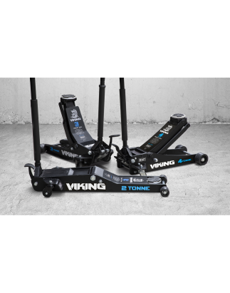 Viking Low Profile Professional Trolley Jack with Rocket Lift 3 Tonne