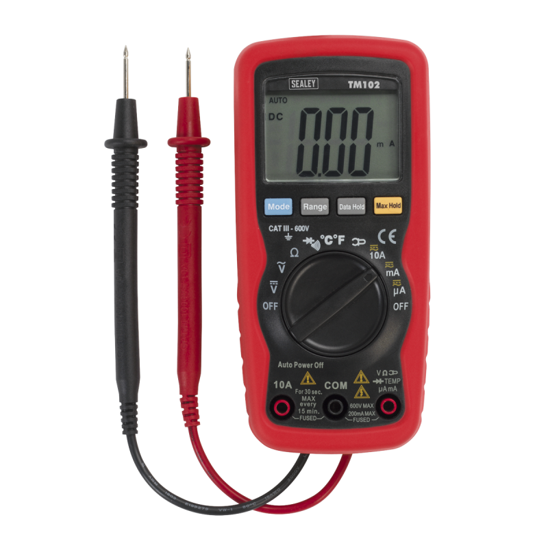 Professional Auto-Ranging Digital Multimeter - 8-Function