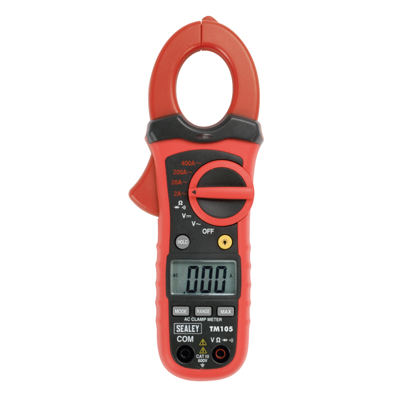 Professional Auto-Ranging Digital Clamp Meter NCVD - 6-Function