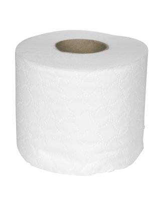 Rouleau de papier toilette blanc uni - Paquet de 4x 10 (40 rouleaux)