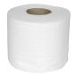 Rouleau de papier toilette blanc uni - Paquet de 4x 10 (40 rouleaux)