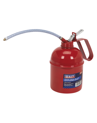 Bidon d'huile en métal avec bec flexible 1000 ml