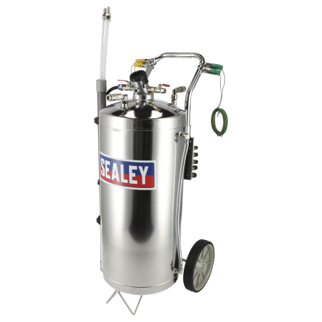 Air Operated Fuel Drainer 40L Stainless Steel