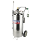 Air Operated Fuel Drainer 40L Stainless Steel