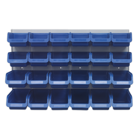 Bin & Panel Combination 24 Bins - Blue