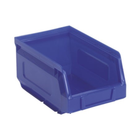 Bac de Rangement en Plastique 105 x 165 x 85 mm - Bleu Paquet de 48