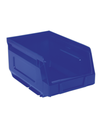 Bac de rangement en plastique 105 x 165 x 85 mm - Bleu Paquet de 24