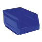 Bac de rangement en plastique 105 x 165 x 85 mm - Bleu Paquet de 24