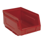 Bac de Rangement en Plastique 105 x 165 x 85 mm - Rouge Paquet de 24