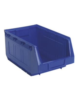 Bac de rangement en plastique 210 x 355 x 165 mm - Bleu Paquet de 20