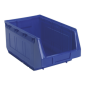 Bac de rangement en plastique 210 x 355 x 165 mm - Bleu Paquet de 20