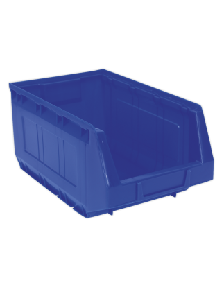 Bac de rangement en plastique 210 x 355 x 165 mm - Bleu Paquet de 12