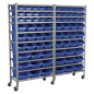 Mobile Bin Storage System 72 Bins