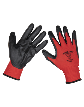 Gants à paume en nitrile Worksafe®, très grand - paquet de 6 paires