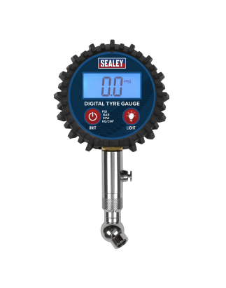 Digital Tyre Pressure Gauge with Swivel Head & Quick Release