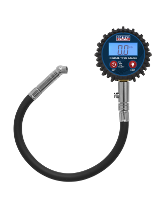 Digital Tyre Pressure Gauge with Push-On Connector