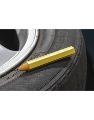 Tyre Marking Crayon - Yellow Pack of 6