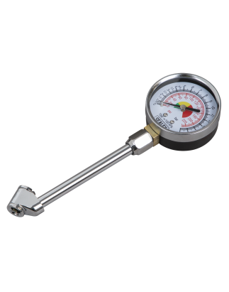 Twin Connector Tyre Pressure Gauge 0-220psi