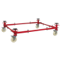 Adjustable 4-Post Vehicle Moving Dolly 900kg Capacity