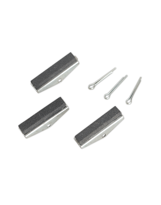 Ensemble de pierres à aiguiser cylindriques 3 x 1-1/8" moyen