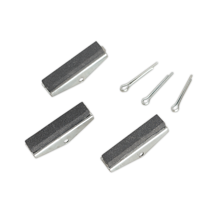 Ensemble de pierres à aiguiser cylindriques 3 x 1-1/8" moyen