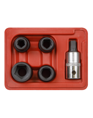 Brake Caliper Socket Set 5pc 1/2"Sq Drive