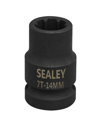 Brake Caliper Socket 1/2"Sq Drive 14mm 7-Point