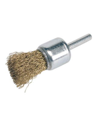 Flat Top Crimped Wire Decarbonising Brush Ø25mm