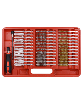 Ensemble de 38 brosses de nettoyage, alésage d'injecteur