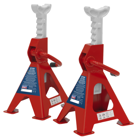 Ratchet Type Axle Stands (Pair) 2 Tonne Capacity per Stand