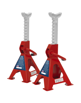 Ratchet Type Axle Stands (Pair) 2 Tonne Capacity per Stand