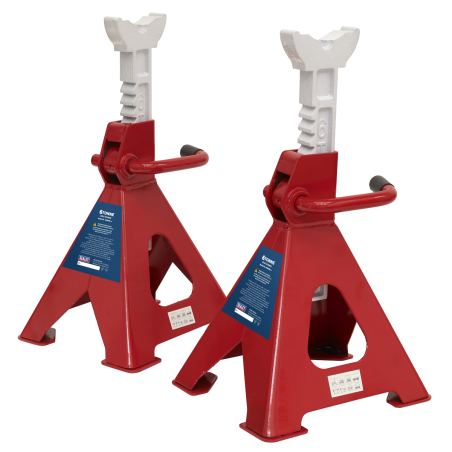 Ratchet Type Axle Stands (Pair) 6 Tonne Capacity per Stand