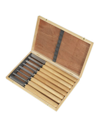 Wood Turning Chisel Set 8pc