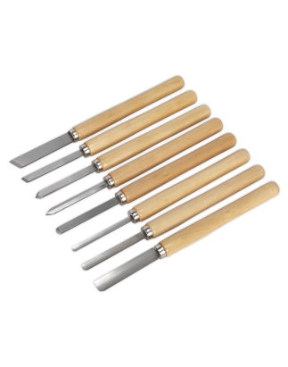 Wood Turning Chisel Set 8pc