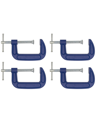 G-Clamp Set 75mm 4pc