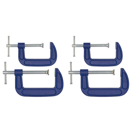 G-Clamp Set 75mm & 100mm 4pc