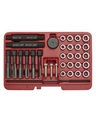 Glow Plug Thread Repair Set 33pc