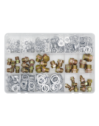 Sump Plug & Washer Assortment 534pc