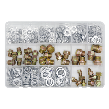 Sump Plug & Washer Assortment 534pc