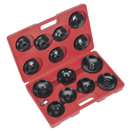 Oil Filter Cap Wrench Set 15pc