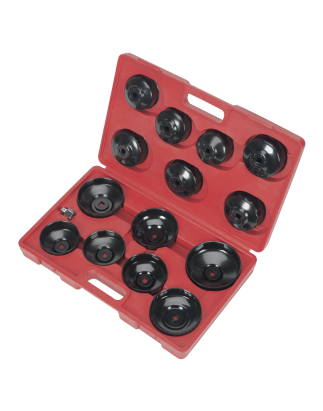 Oil Filter Cap Wrench Set 15pc