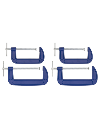 G-Clamp Set 150mm & 200mm 4pc